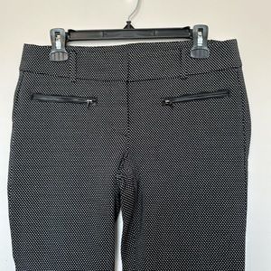 Ann Taylor black with white polka dot pants